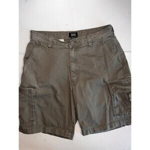 GH BASS & CO BROWN CARGO SHORTS SIZE 33